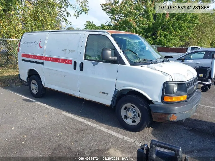 1GCGG25V941231358 2004 Chevrolet Express