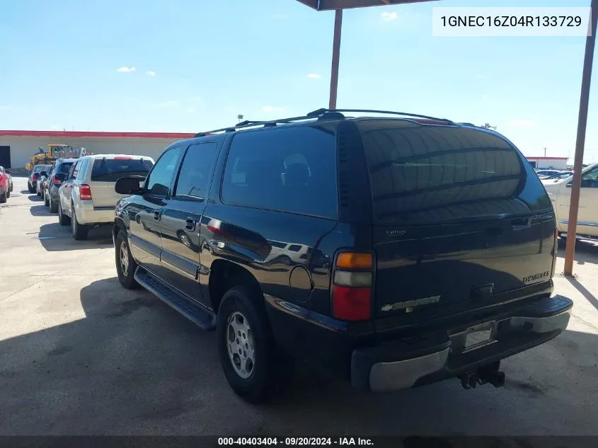 2004 Chevrolet Suburban 1500 Lt VIN: 1GNEC16Z04R133729 Lot: 40403404