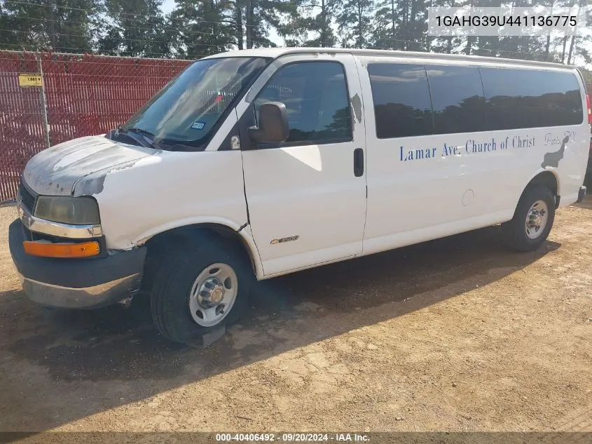 1GAHG39U441136775 2004 Chevrolet Express