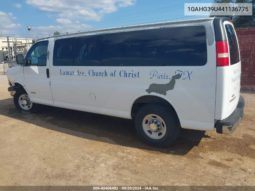 2004 Chevrolet Express VIN: 1GAHG39U441136775 Lot: 40406492