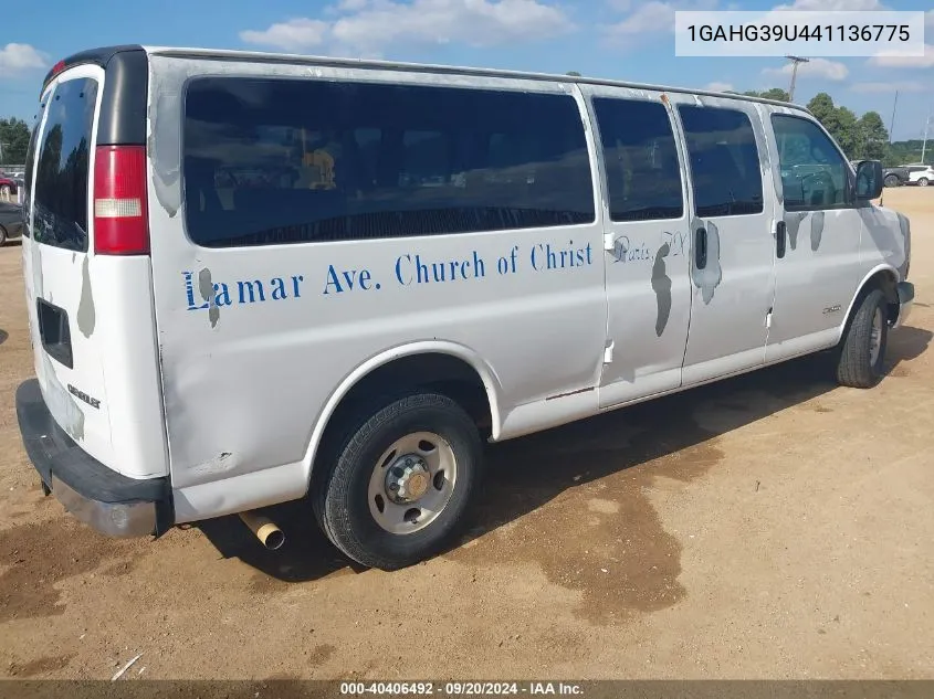 1GAHG39U441136775 2004 Chevrolet Express