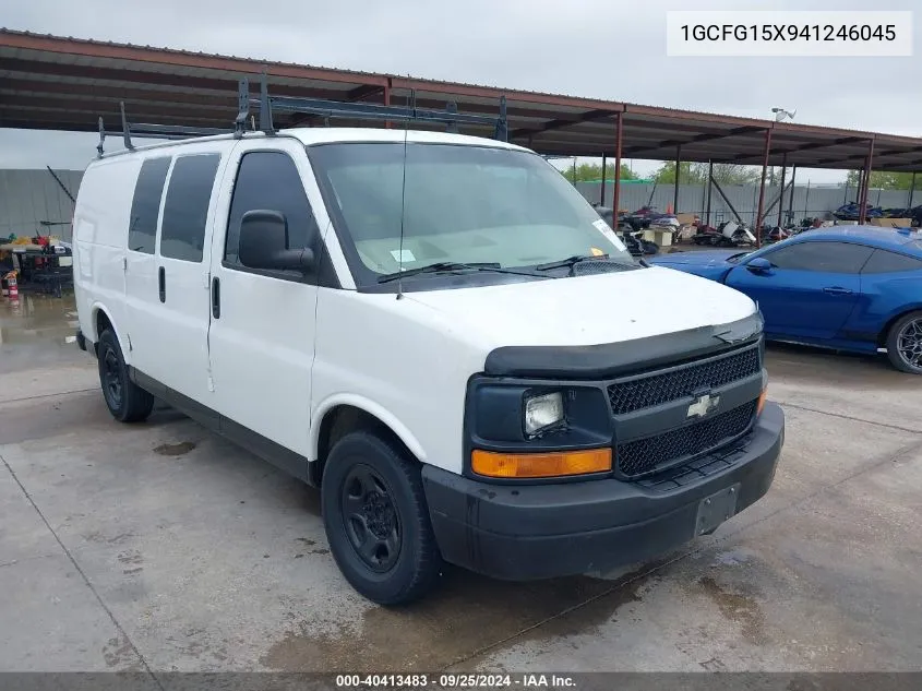 2004 Chevrolet Express VIN: 1GCFG15X941246045 Lot: 40413483