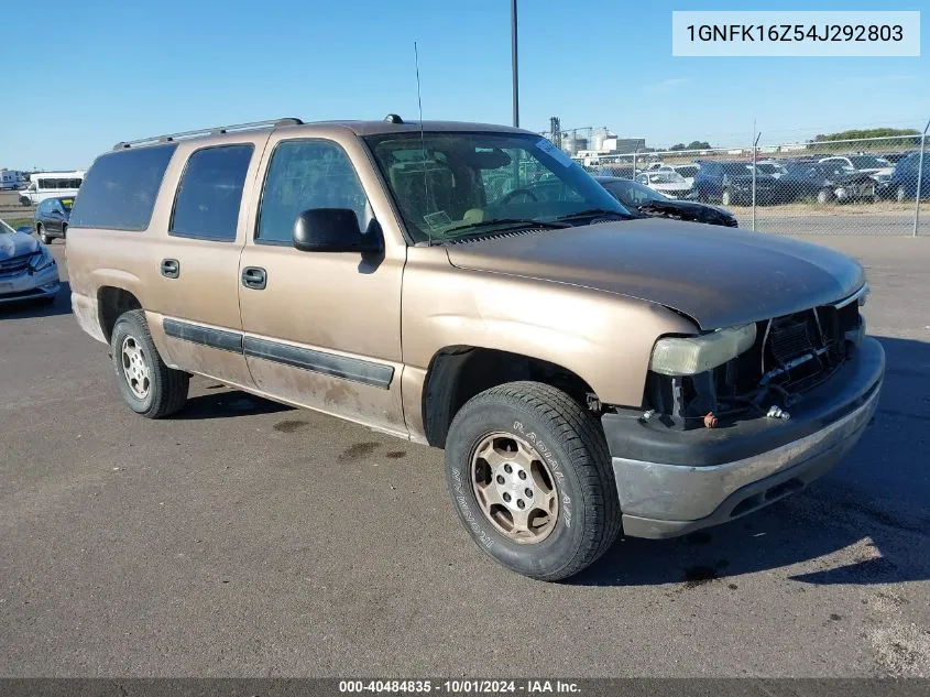 2004 Chevrolet Suburban 1500 K1500 VIN: 1GNFK16Z54J292803 Lot: 40484835