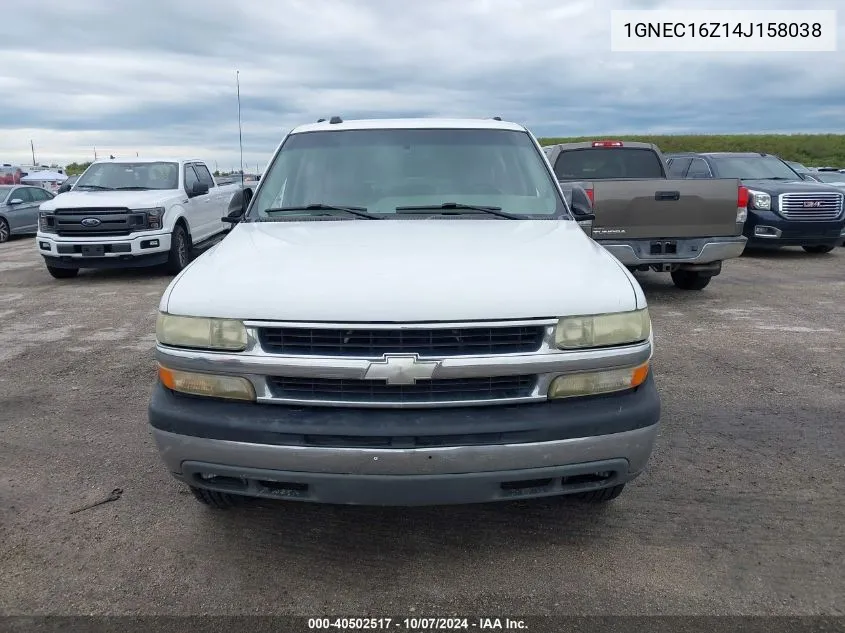 2004 Chevrolet Suburban 1500 Ls VIN: 1GNEC16Z14J158038 Lot: 40502517