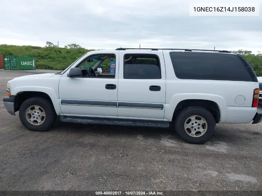 2004 Chevrolet Suburban 1500 Ls VIN: 1GNEC16Z14J158038 Lot: 40502517