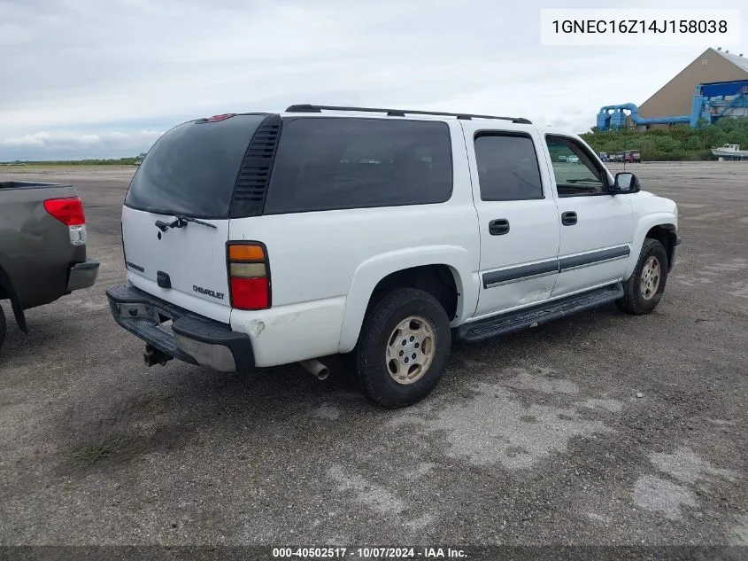 1GNEC16Z14J158038 2004 Chevrolet Suburban 1500 Ls