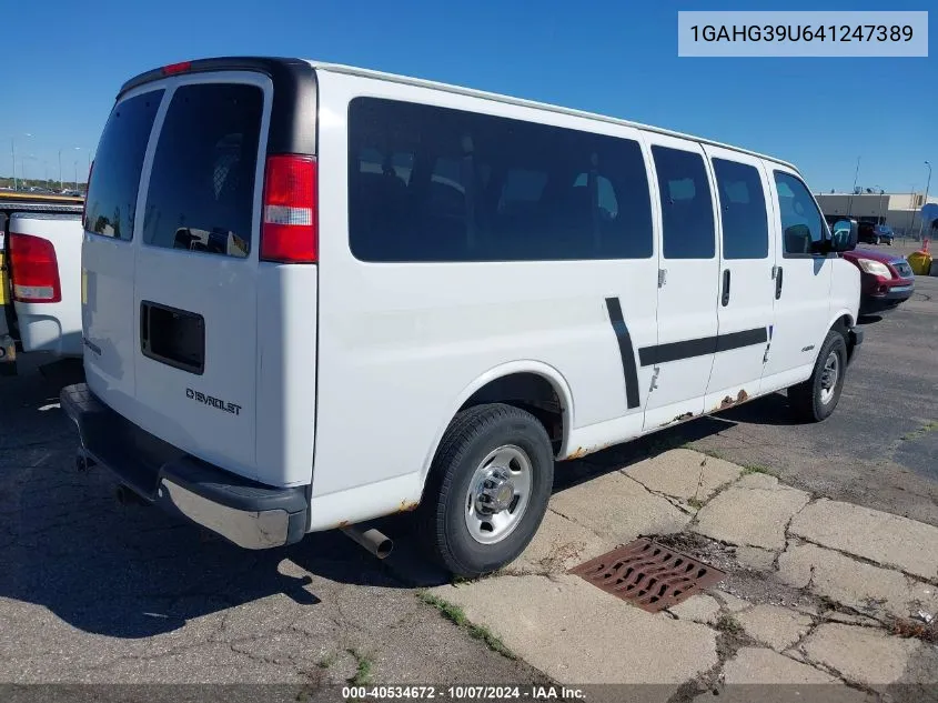 2004 Chevrolet Express G3500 VIN: 1GAHG39U641247389 Lot: 40534672