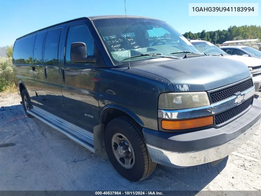 2004 Chevrolet Express VIN: 1GAHG39U941183994 Lot: 40537984