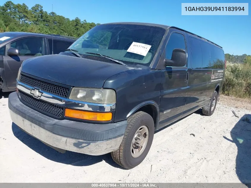 2004 Chevrolet Express VIN: 1GAHG39U941183994 Lot: 40537984