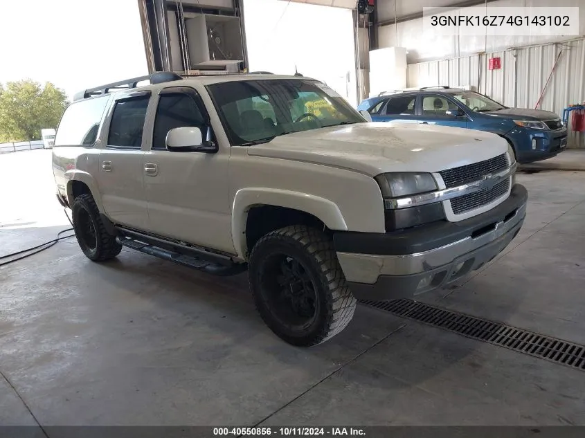 2004 Chevrolet Suburban 1500 Z71 VIN: 3GNFK16Z74G143102 Lot: 40550856