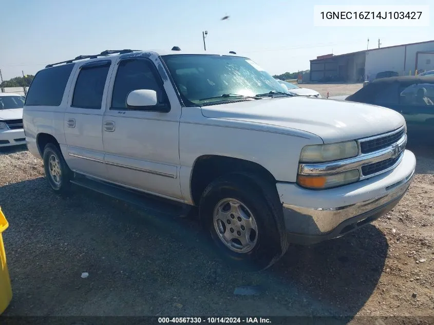 2004 Chevrolet Suburban 1500 Lt VIN: 1GNEC16Z14J103427 Lot: 40567330