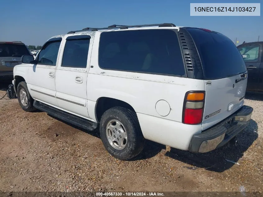 2004 Chevrolet Suburban 1500 Lt VIN: 1GNEC16Z14J103427 Lot: 40567330