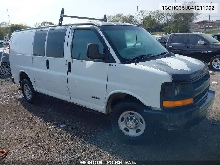 2004 Chevrolet Express VIN: 1GCHG35U841211992 Lot: 40625936