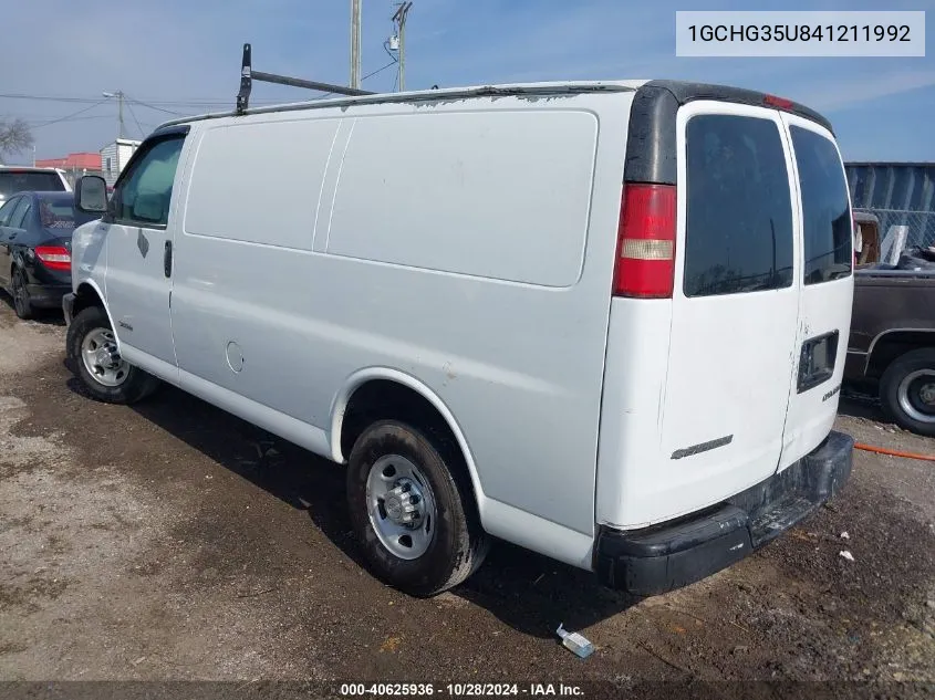 2004 Chevrolet Express VIN: 1GCHG35U841211992 Lot: 40625936