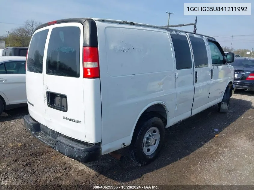 2004 Chevrolet Express VIN: 1GCHG35U841211992 Lot: 40625936