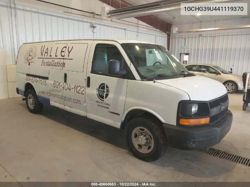 2004 Chevrolet Express VIN: 1GCHG39U441119370 Lot: 40660683