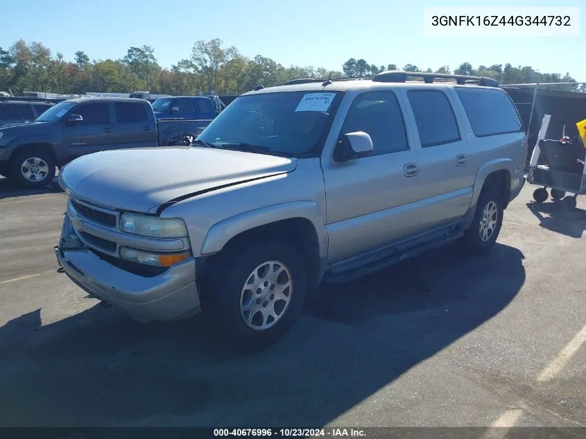 2004 Chevrolet Suburban 1500 Z71 VIN: 3GNFK16Z44G344732 Lot: 40676996