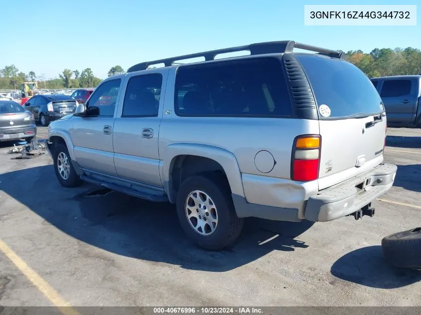 2004 Chevrolet Suburban 1500 Z71 VIN: 3GNFK16Z44G344732 Lot: 40676996