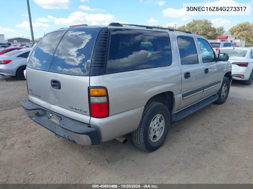 2004 Chevrolet Suburban 1500 Ls VIN: 3GNEC16Z84G273317 Lot: 40693408