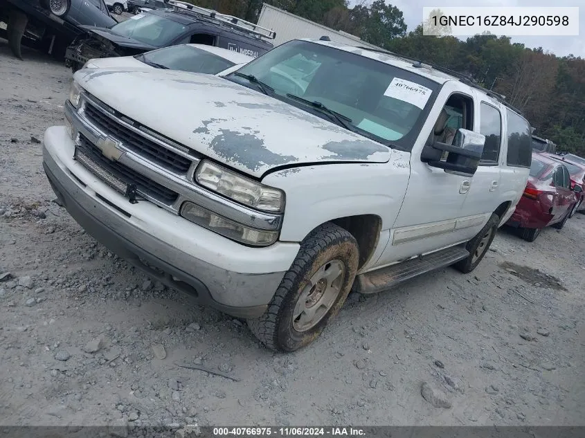 2004 Chevrolet Suburban 1500 Lt VIN: 1GNEC16Z84J290598 Lot: 40766975