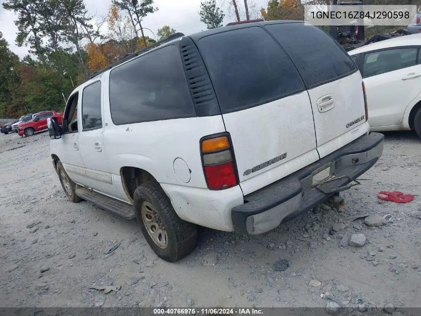 2004 Chevrolet Suburban 1500 Lt VIN: 1GNEC16Z84J290598 Lot: 40766975