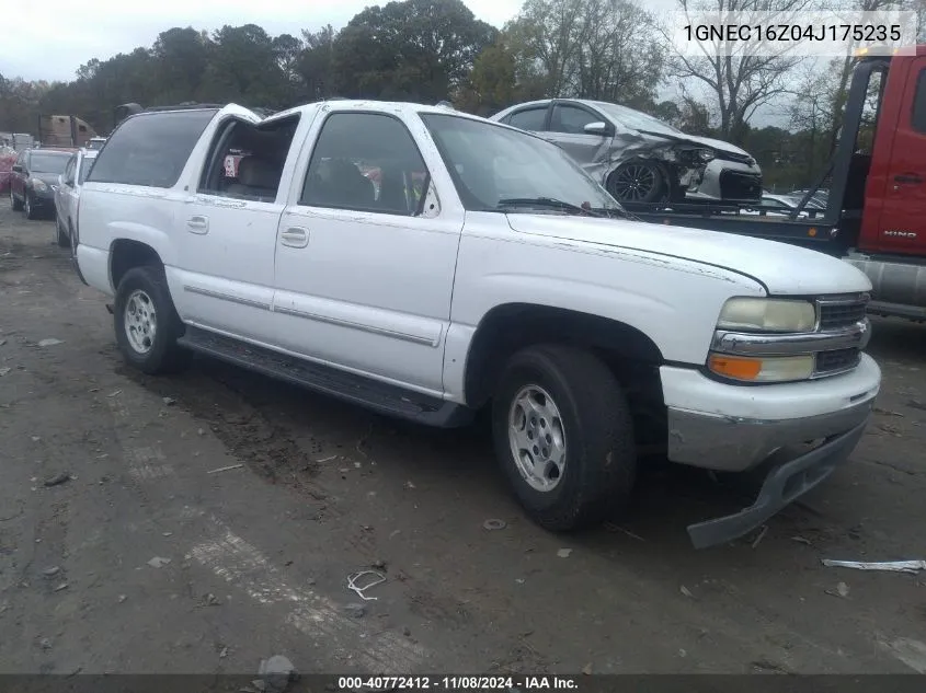 2004 Chevrolet Suburban 1500 Lt VIN: 1GNEC16Z04J175235 Lot: 40772412