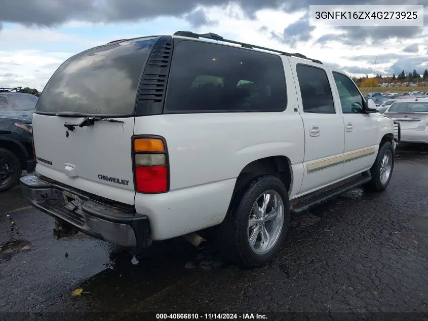 2004 Chevrolet Suburban 1500 Lt VIN: 3GNFK16ZX4G273925 Lot: 40866810