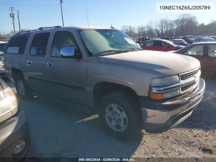 2005 Chevrolet Suburban 1500 Ls VIN: 1GNEC16Z65J205789 Lot: 38523434