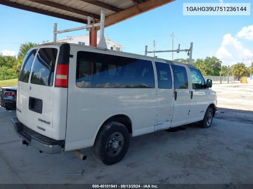 1GAHG39U751236144 2005 Chevrolet Express