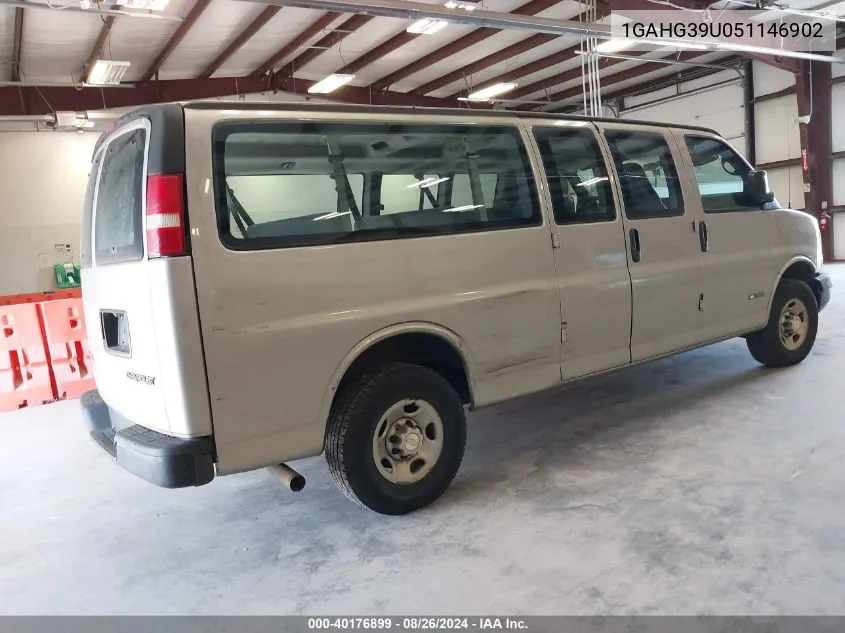 2005 Chevrolet Express VIN: 1GAHG39U051146902 Lot: 40176899