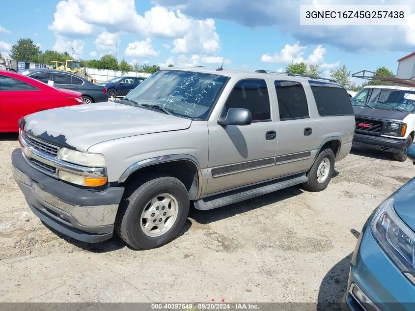 2005 Chevrolet Suburban 1500 Ls VIN: 3GNEC16Z45G257438 Lot: 40397549