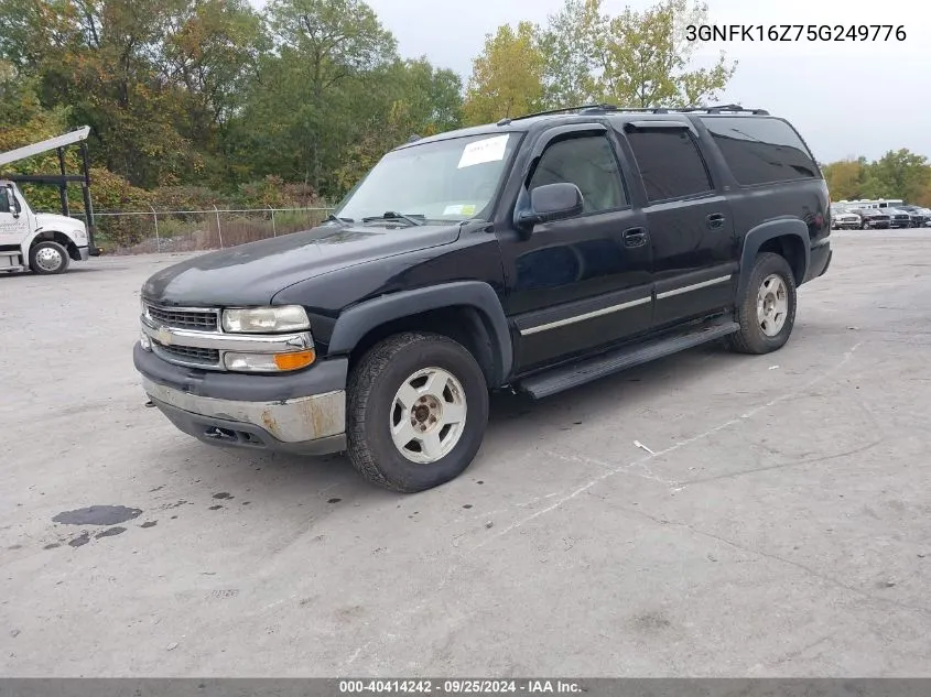 2005 Chevrolet Suburban 1500 Lt VIN: 3GNFK16Z75G249776 Lot: 40414242