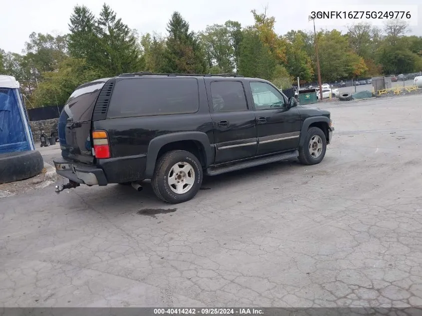 2005 Chevrolet Suburban 1500 Lt VIN: 3GNFK16Z75G249776 Lot: 40414242