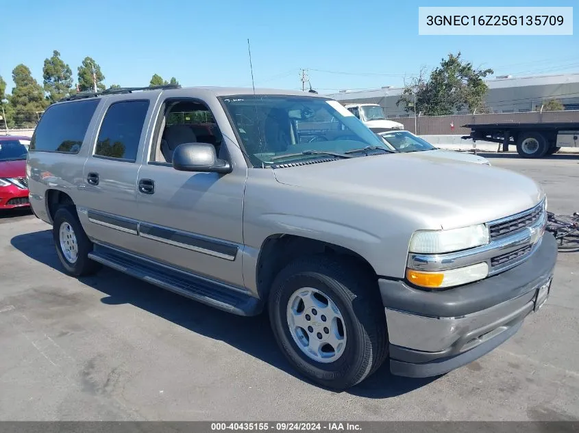 2005 Chevrolet Suburban 1500 Ls VIN: 3GNEC16Z25G135709 Lot: 40435155