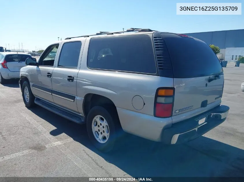 3GNEC16Z25G135709 2005 Chevrolet Suburban 1500 Ls