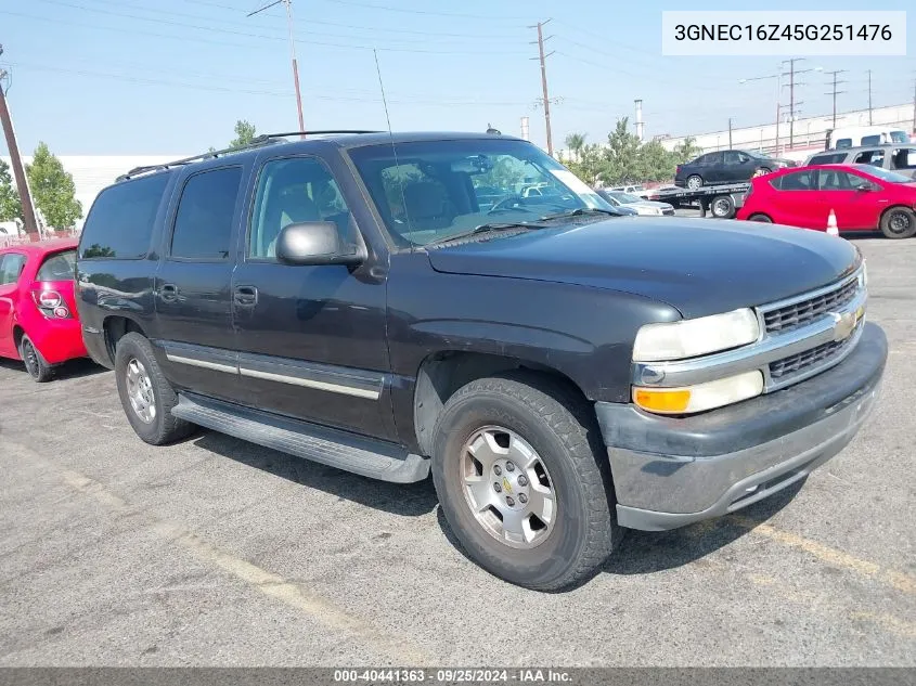 2005 Chevrolet Suburban 1500 Ls VIN: 3GNEC16Z45G251476 Lot: 40441363