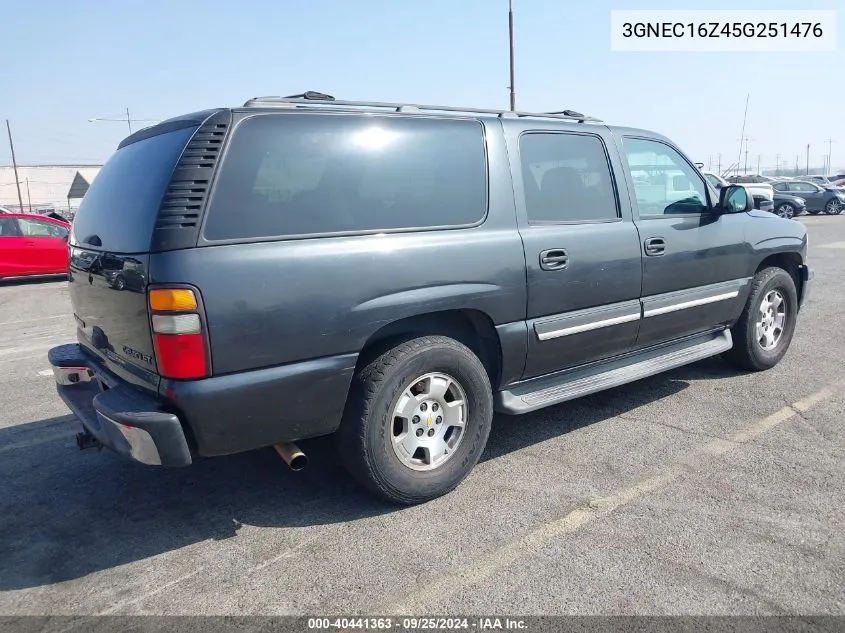 3GNEC16Z45G251476 2005 Chevrolet Suburban 1500 Ls