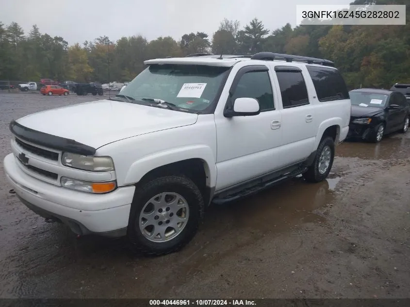 2005 Chevrolet Suburban 1500 Z71 VIN: 3GNFK16Z45G282802 Lot: 40446961