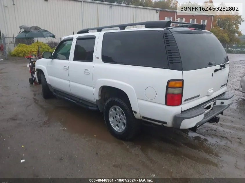 2005 Chevrolet Suburban 1500 Z71 VIN: 3GNFK16Z45G282802 Lot: 40446961