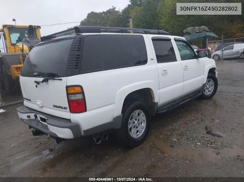 2005 Chevrolet Suburban 1500 Z71 VIN: 3GNFK16Z45G282802 Lot: 40446961