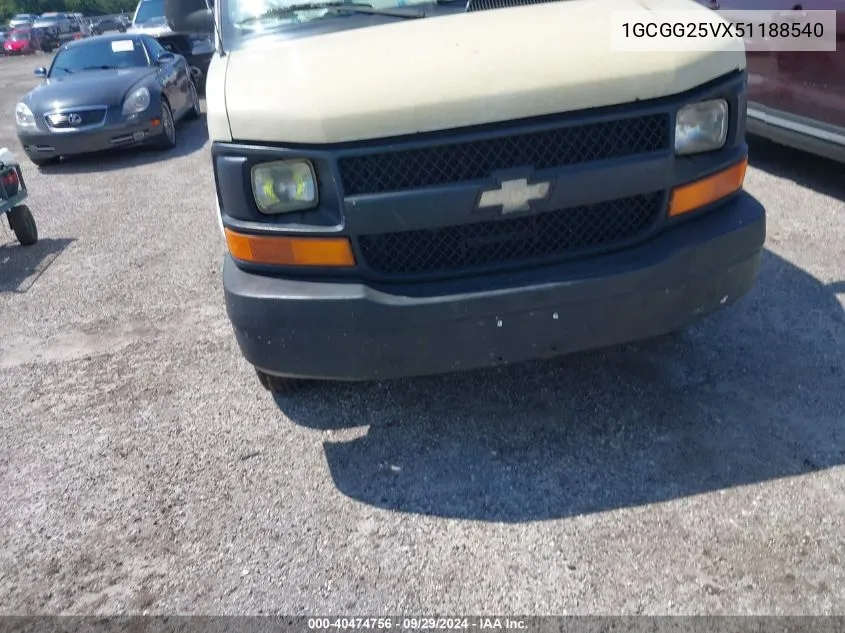 1GCGG25VX51188540 2005 Chevrolet Express