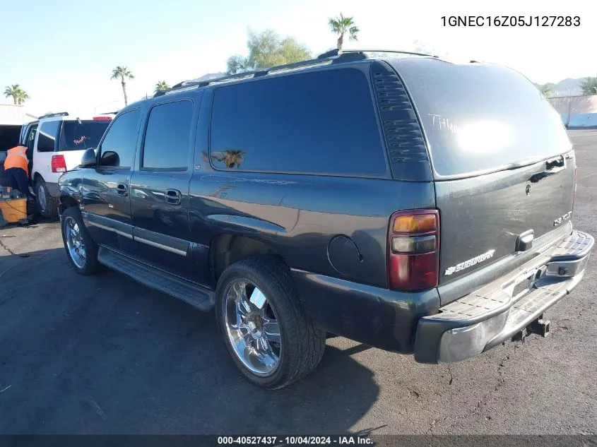 2005 Chevrolet Suburban 1500 Lt VIN: 1GNEC16Z05J127283 Lot: 40527437