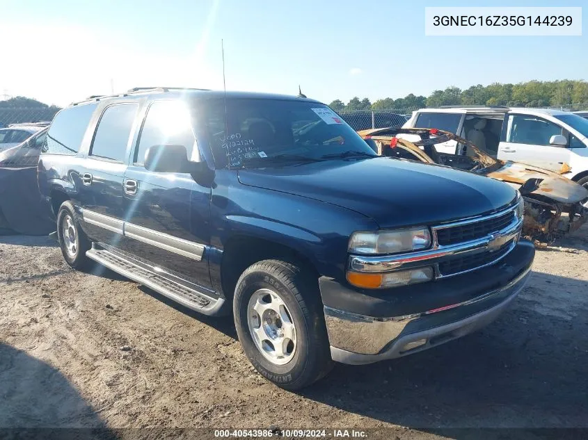 2005 Chevrolet Suburban 1500 Ls VIN: 3GNEC16Z35G144239 Lot: 40543986