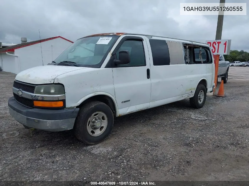 1GAHG39U551260555 2005 Chevrolet Express