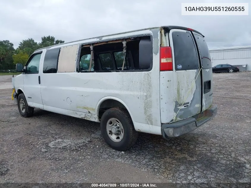 1GAHG39U551260555 2005 Chevrolet Express