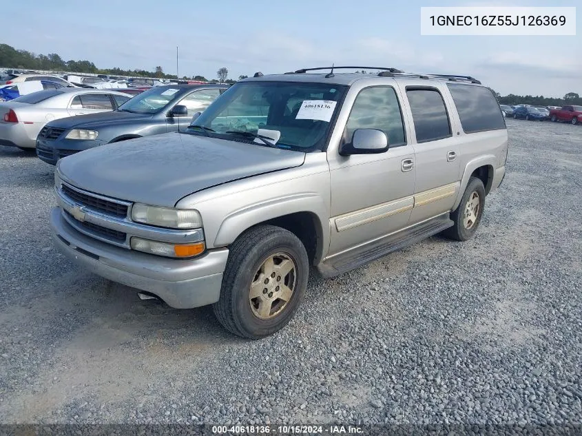 2005 Chevrolet Suburban 1500 Lt VIN: 1GNEC16Z55J126369 Lot: 40618136