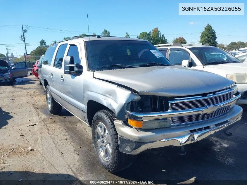 2005 Chevrolet Suburban 1500 Lt VIN: 3GNFK16ZX5G226055 Lot: 40629477