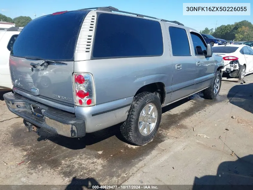 2005 Chevrolet Suburban 1500 Lt VIN: 3GNFK16ZX5G226055 Lot: 40629477