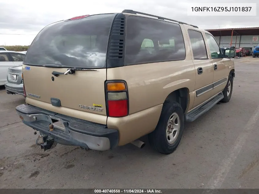 2005 Chevrolet Suburban 1500 Ls VIN: 1GNFK16Z95J101837 Lot: 40740558