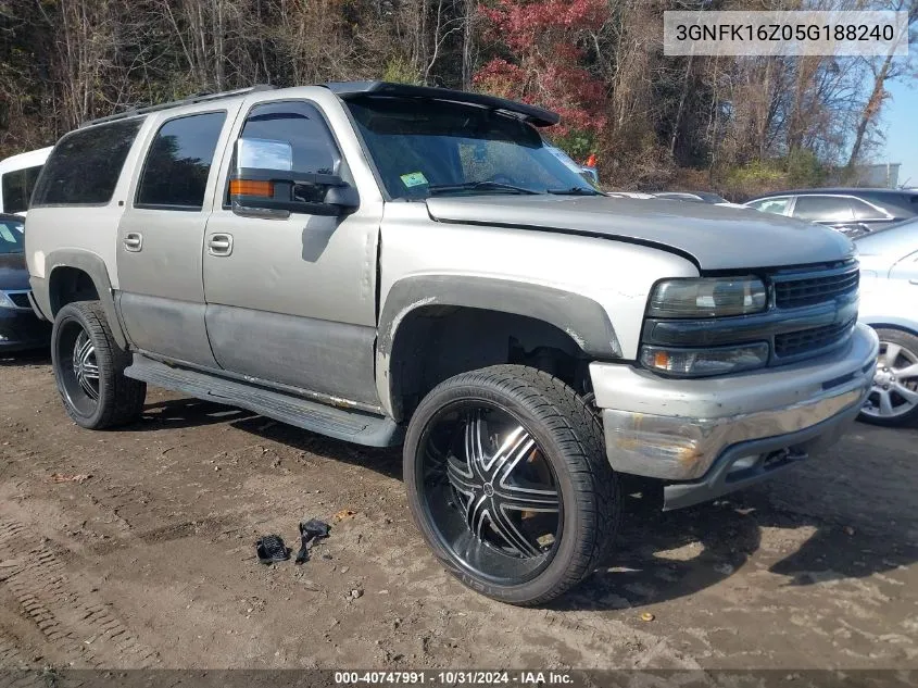 2005 Chevrolet Suburban 1500 Lt VIN: 3GNFK16Z05G188240 Lot: 40747991